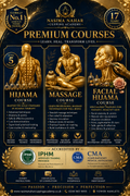3 CERTIFICATION COURSE, QUALIFY AS MASSAGE THERAPIST & HIJAMA THERAPIST IN BODY HIJAMA, FACIAL HIJAMA & FERTILITY HIJAMA